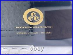 Vintage Black CCC Humidor Box H. Upmann. Te Amo. Don Diego