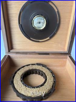 Vintage Caldelli Cigar Humidor Morello Deposition Walnut Cedar Lined Made Italy