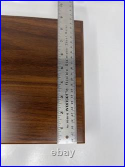 Vintage Caldelli Cigar Humidor Morello Deposition Walnut Cedar Lined Made Italy