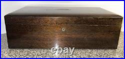 Vintage Cigar Humidor Box Porcelain Lined