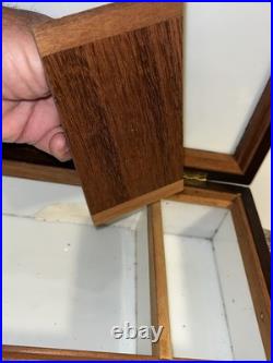 Vintage Cigar Humidor Box Porcelain Lined