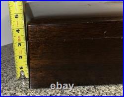 Vintage Cigar Humidor Box Porcelain Lined