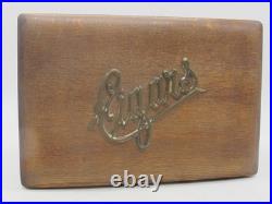 Vintage Cigar Humidor Old Wooden Cigar Box Tin Lined 1920's Cool 10x7x4 Vintage Cigar Humidor Old Wooden Cigar Box Tin Lined 1920's Cool 10x7x4