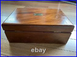 Vintage DECATUR INDUSTRIES HUMIDOR CIGAR BOX withBRASS PLATE