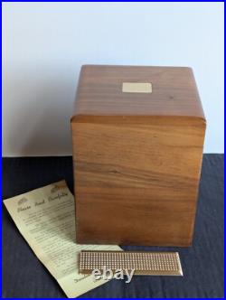 Vintage Decatur Industries DECO USA Walnut Humidor Cigar Box Vintage Decatur Industries DECO USA Walnut Humidor Cigar Box