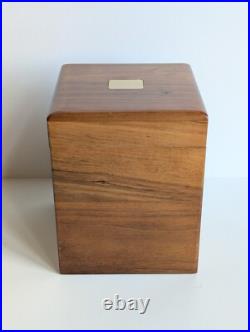 Vintage Decatur Industries DECO USA Walnut Humidor Cigar Box Vintage Decatur Industries DECO USA Walnut Humidor Cigar Box