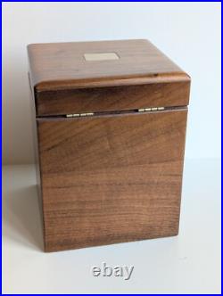 Vintage Decatur Industries DECO USA Walnut Humidor Cigar Box Vintage Decatur Industries DECO USA Walnut Humidor Cigar Box