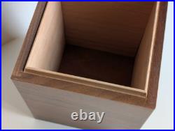 Vintage Decatur Industries DECO USA Walnut Humidor Cigar Box Vintage Decatur Industries DECO USA Walnut Humidor Cigar Box