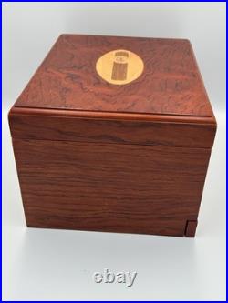 Vintage Desktop Wood Cigar Humidor Box