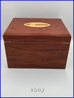 Vintage Desktop Wood Cigar Humidor Box