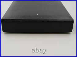 Vintage Dunhill Travel Humidor Square Black Leather Cigar Case