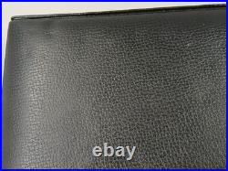 Vintage Dunhill Travel Humidor Square Black Leather Cigar Case