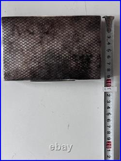 Vintage Dutch Silver Plated Cigar Box Humidor Justus van Maurik, Holland, 12.5