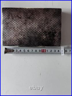 Vintage Dutch Silver Plated Cigar Box Humidor Justus van Maurik, Holland, 12.5