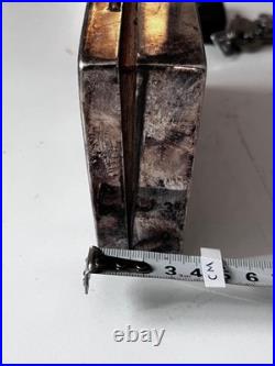 Vintage Dutch Silver Plated Cigar Box Humidor Justus van Maurik, Holland, 12.5