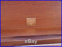 Vintage Elie Bleu Cigar Humidor Holder Box Case Exotic Wood