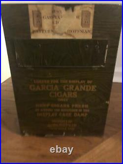 Vintage Garcia Grande Cigar Display Case/humidor
