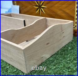 Vintage Italian Parquetry Inlaid Cigar Humidor Box 8 Point Star Handmade