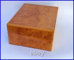 Vintage Kelermes Italy Cellar Cigar Box Cigar Humidor Exotic Wood Box