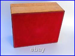 Vintage Kelermes Italy Cellar Cigar Box Cigar Humidor Exotic Wood Box