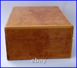 Vintage Kelermes Italy Cellar Cigar Box Cigars Humidor Exotic Wood Box