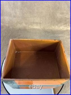 Vintage LAROSA Cigars Figural Humidor Box HABANA COLORADO Cast Metal Tobacciana