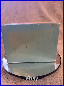 Vintage LAROSA Cigars Figural Humidor Box HABANA COLORADO Cast Metal Tobacciana