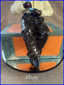 Vintage LAROSA Cigars Figural Humidor Box HABANA COLORADO Cast Metal Tobacciana