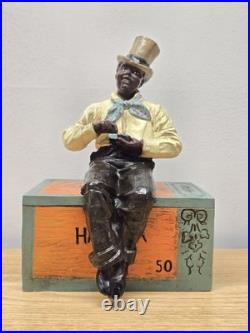 Vintage Larosa Cigars Figural Humidor Dispenser Box Habana Colorado Tobacciana