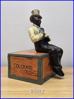 Vintage Larosa Cigars Figural Humidor Dispenser Box Habana Colorado Tobacciana