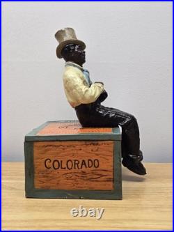 Vintage Larosa Cigars Figural Humidor Dispenser Box Habana Colorado Tobacciana