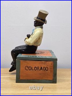 Vintage Larosa Cigars Figural Humidor Dispenser Box Habana Colorado Tobacciana