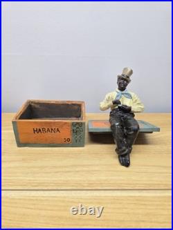 Vintage Larosa Cigars Figural Humidor Dispenser Box Habana Colorado Tobacciana