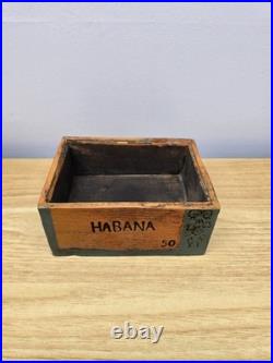 Vintage Larosa Cigars Figural Humidor Dispenser Box Habana Colorado Tobacciana