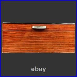 Vintage Lot of 7 Assorted Cigar Humidor 1 Big Box & 6 Cigar Holders