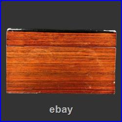 Vintage Lot of 7 Assorted Cigar Humidor 1 Big Box & 6 Cigar Holders