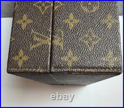 Vintage Louis Vuitton Monogram Cigar Humidor Box Cedar Interior Hygrometer Franc