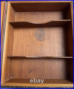 Vintage Louis Vuitton Monogram Cigar Humidor Box Cedar Interior Hygrometer Franc