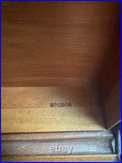 Vintage Louis Vuitton Monogram Cigar Humidor Box Cedar Interior Hygrometer Franc