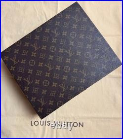 Vintage Louis Vuitton Monogram Cigar Humidor Box Cedar Interior Hygrometer Franc