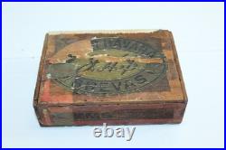 Vintage Old Cigar Box Wood Clear Havana Brevas Gems JHP 11th District Ohio