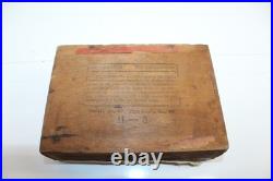 Vintage Old Cigar Box Wood Clear Havana Brevas Gems JHP 11th District Ohio