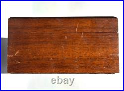 Vintage Pattberg Novelty American Walnut Humidor Box