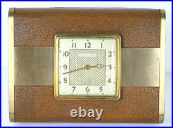 Vintage Phinney Walker Clock Cigarette Cigar Humidor Box Antique