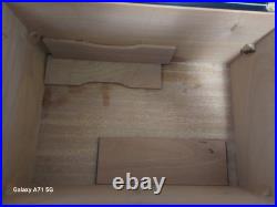 Vintage Por Larranaga El Leon Wooden Cigar Chest Humidor Empty Storage Box large