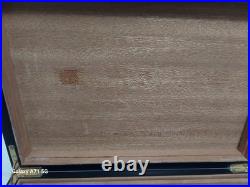 Vintage Por Larranaga El Leon Wooden Cigar Chest Humidor Empty Storage Box large