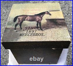 Vintage Red Horse Cigars Since 1897 Meecebros. Humidor Box with Lid