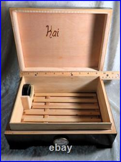Vintage Signed Kia Humidor Cigar Box From La Bodeguita Del Medio Mexico Vintage Signed Kia Humidor Cigar Box From La Bodeguita Del Medio Mexico