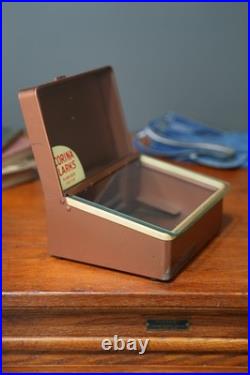 Vintage Store Counter Glass Display Case Corina Larks Cigar Humidor Box cabinet