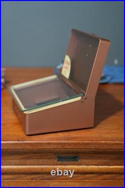 Vintage Store Counter Glass Display Case Corina Larks Cigar Humidor Box cabinet